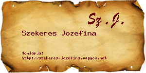 Szekeres Jozefina névjegykártya